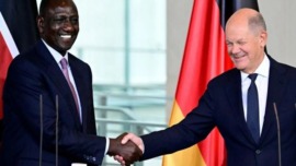 Le chancelier allemand Olaf Scholz et le président kenyan William Ruto