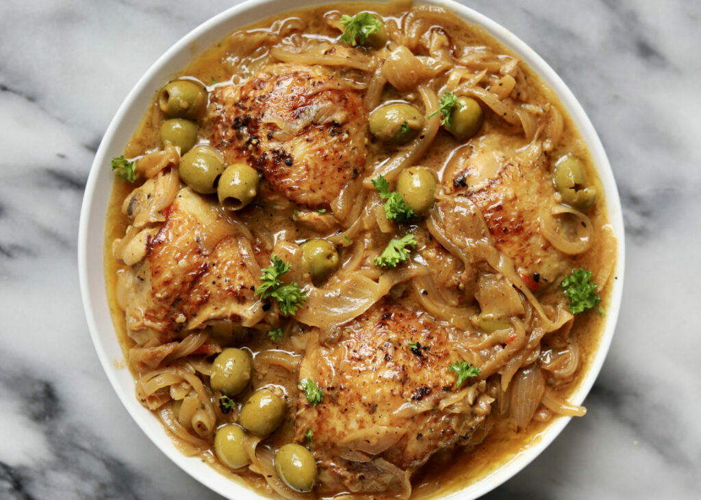 Le secret d'un bon poulet Yassa