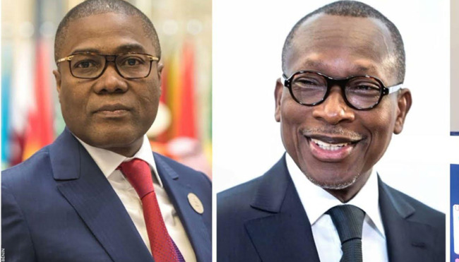 Olivier Boko et Patrice Talon