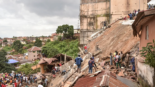 Sierra Leone un immeuble emporté par les flots