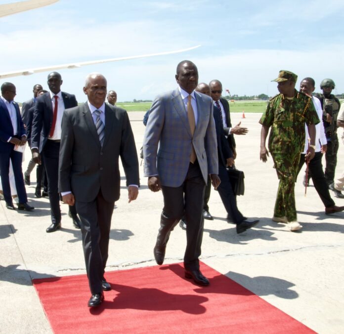 Willaiam Ruto en visite à Haiti