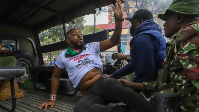 Le militant kényan Boniface Mwangi