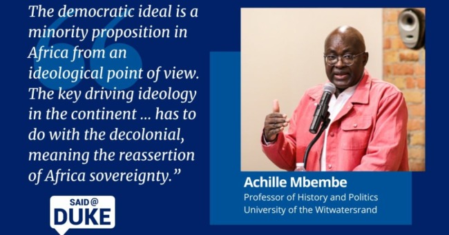 Achille Mbembe