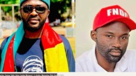 À gauche Oumar Sylla (alias Fonike Mengue) à droite Mamadou Billo Bah
