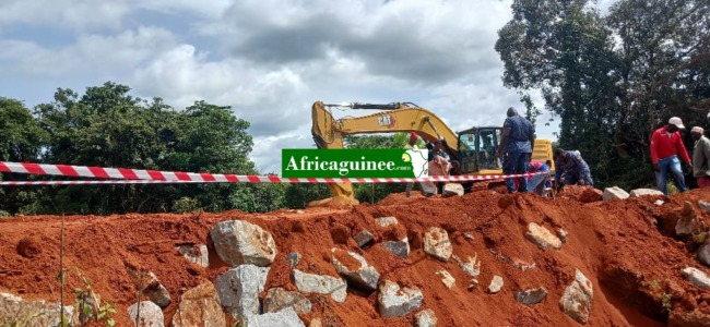 Guinée conkry un pont reliant Pita à Labé s’effondre