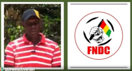Guinée un responsable du FNDC, Yamoussa Youla enlevé