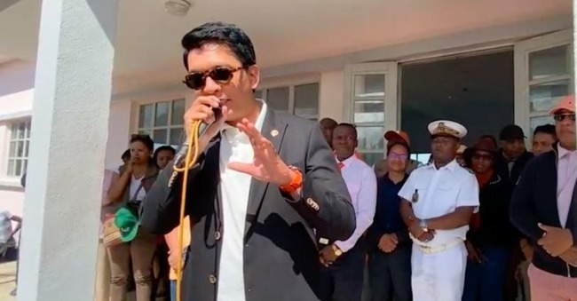 Le président Andry Rajoelina