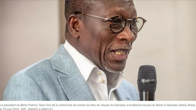 Le président du Bénin Patrice Talon