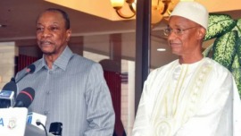 Cellou Dalein Diallo et Alpha Condé