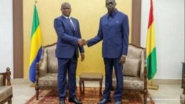 Brice Clotaire Oligui Nguema, séjourne en Guinée Conakry
