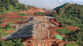 Photos aériennes récentes du site de Simandou